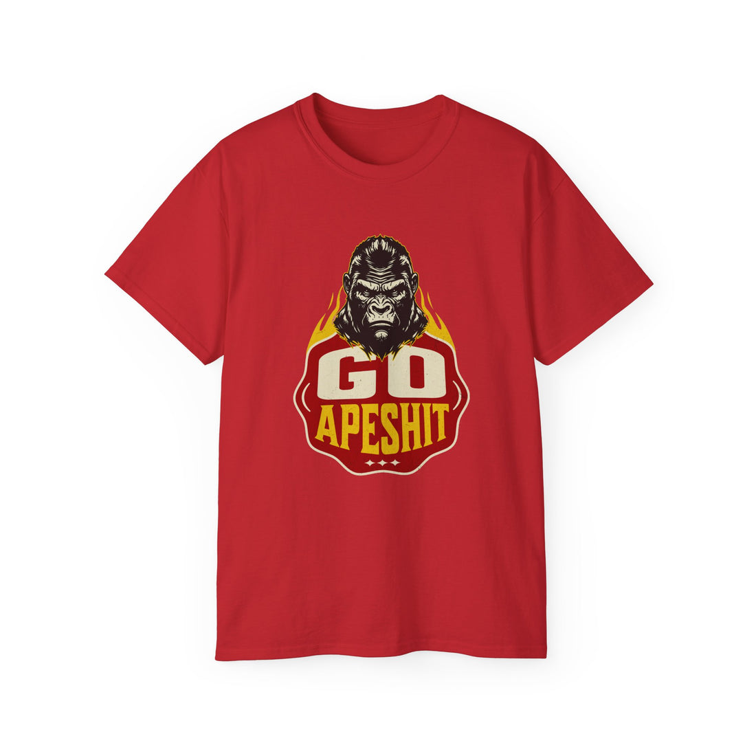 Go Apeshit Funny Unisex Cotton Tee