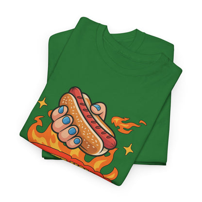 Funny Hot Dog T-Shirt — Weiner Holder Adult-Themed Tee