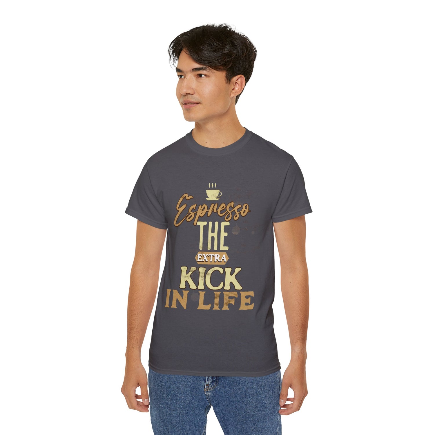 Espresso the Extra Kick in Life Unisex Coffee Tee