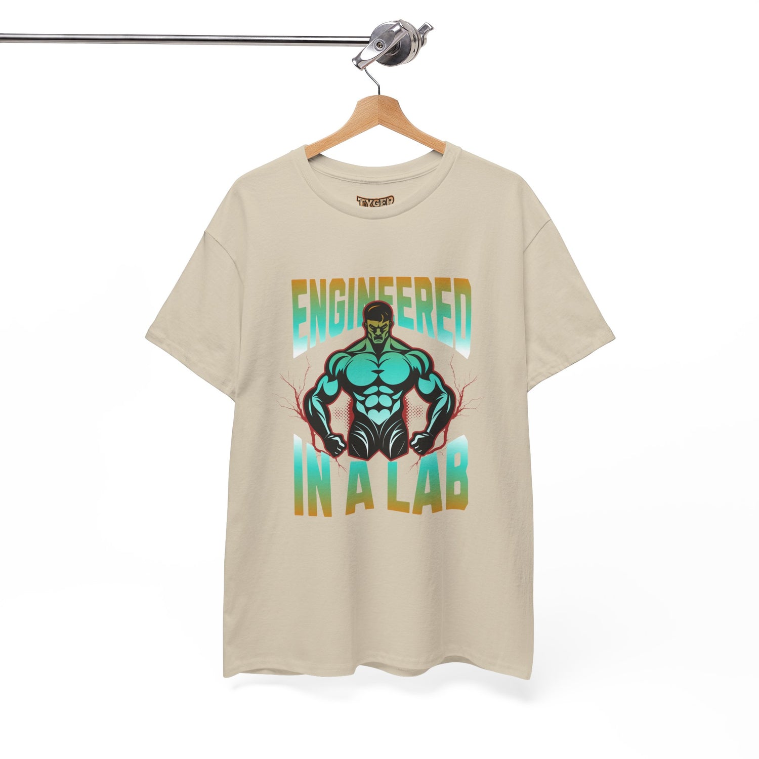 Engineered in a Lab T-Shirt — Muscle Science Gym Tee