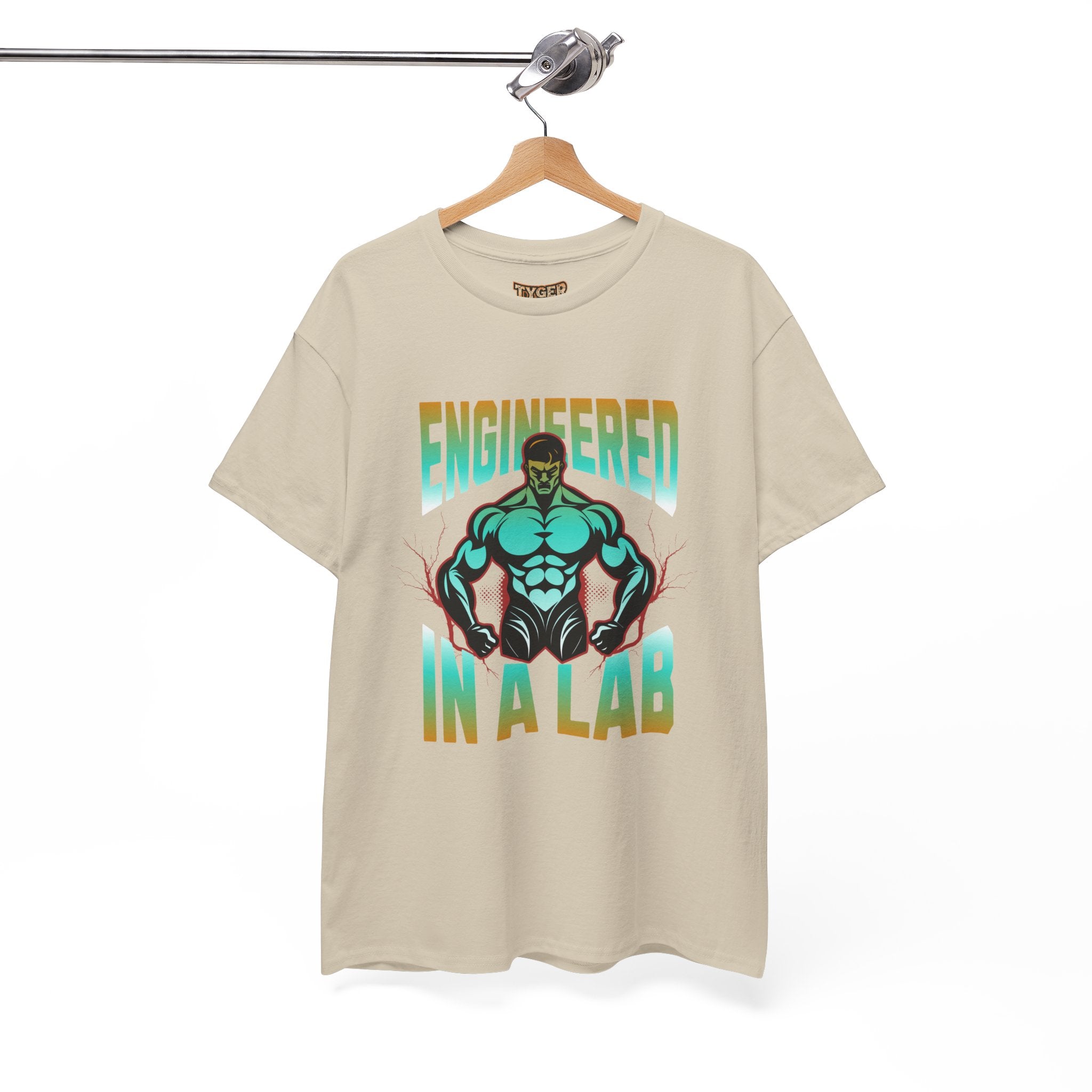 Engineered in a Lab T-Shirt — Muscle Science Gym Tee