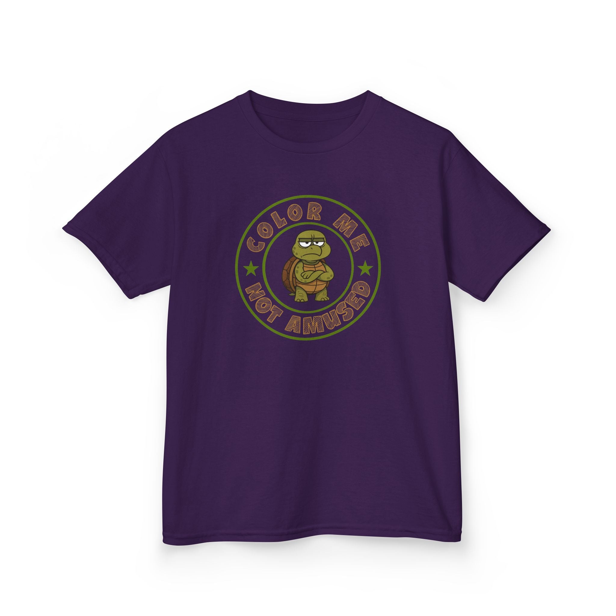 Kids Tee — Color Me Not Amused - Turtle