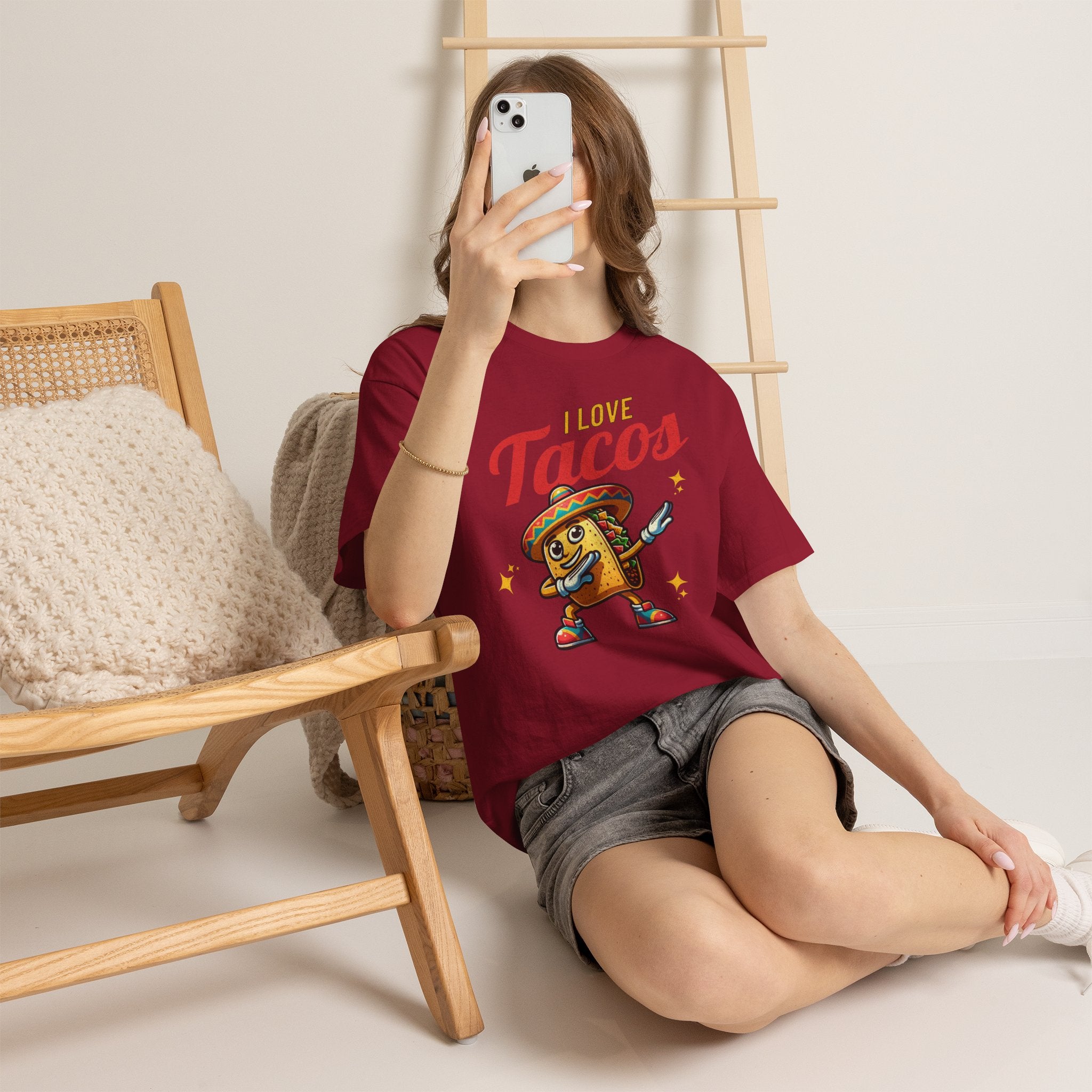 I Love Tacos Tee — Cute Dancing Taco Graphic T-Shirt