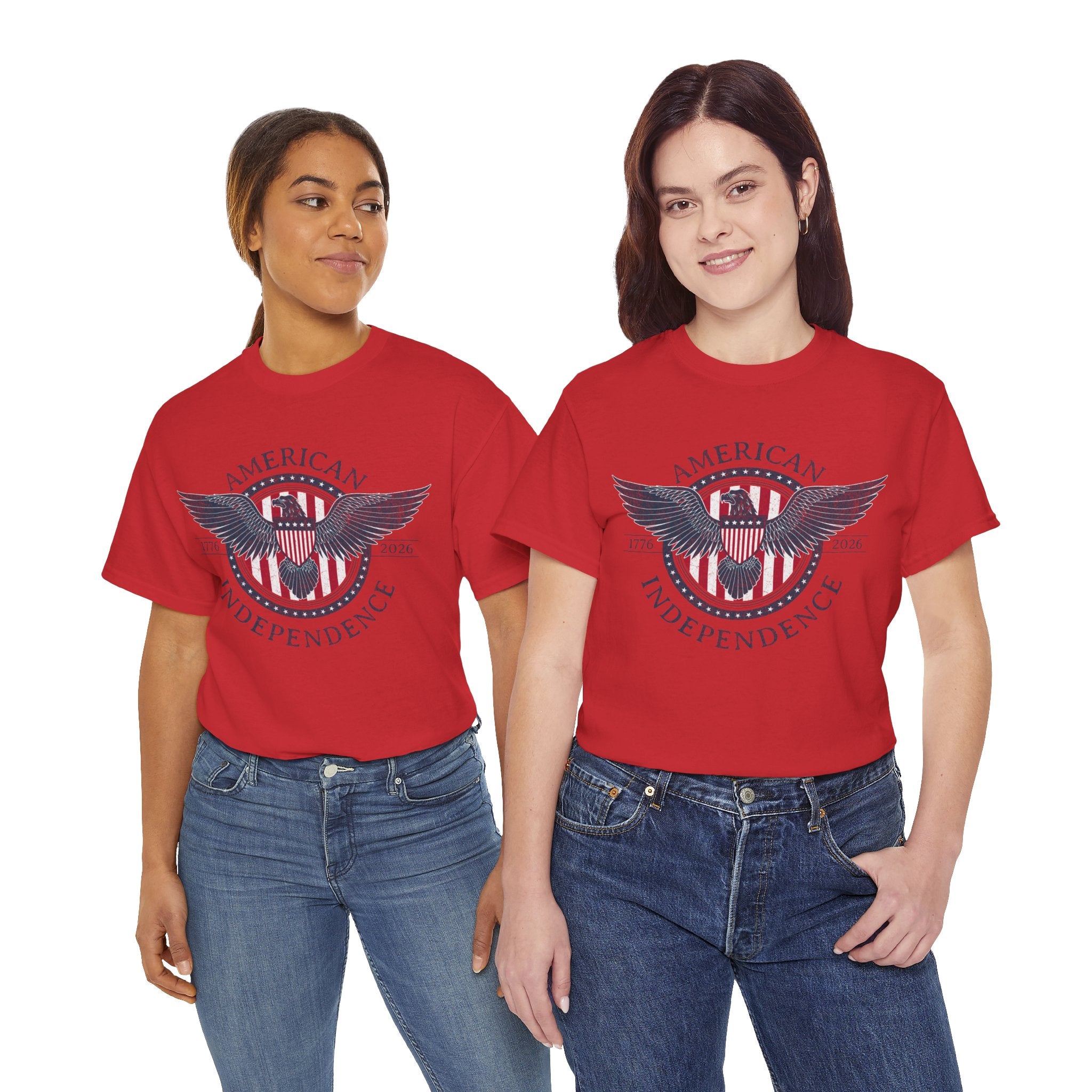 Independence Eagle Tee — American Independence 1776–2025 Vintage Flag Shirt