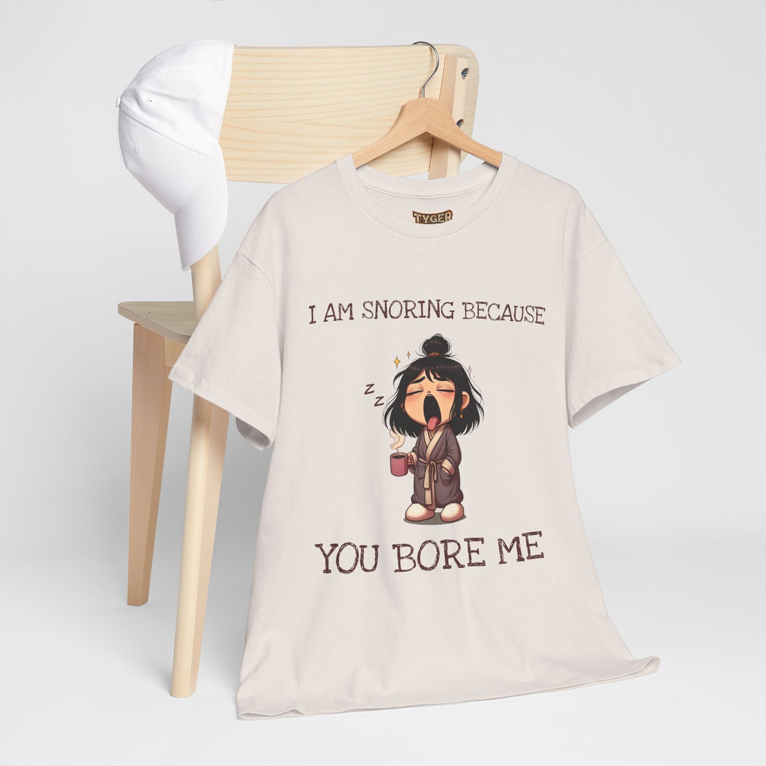 I Am Snoring Because You Bore Me – Funny Coffee Lover T-Shirt