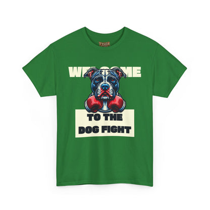 Dog Fight Boxing Dog T-Shirt — Welcome To The Dog Fight Graphic Tee