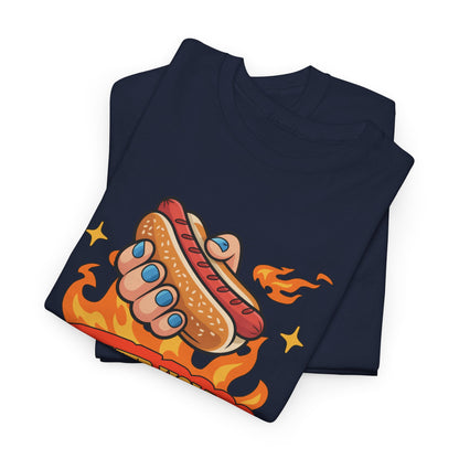 Funny Hot Dog T-Shirt — Weiner Holder Adult-Themed Tee