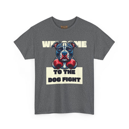 Dog Fight Boxing Dog T-Shirt — Welcome To The Dog Fight Graphic Tee