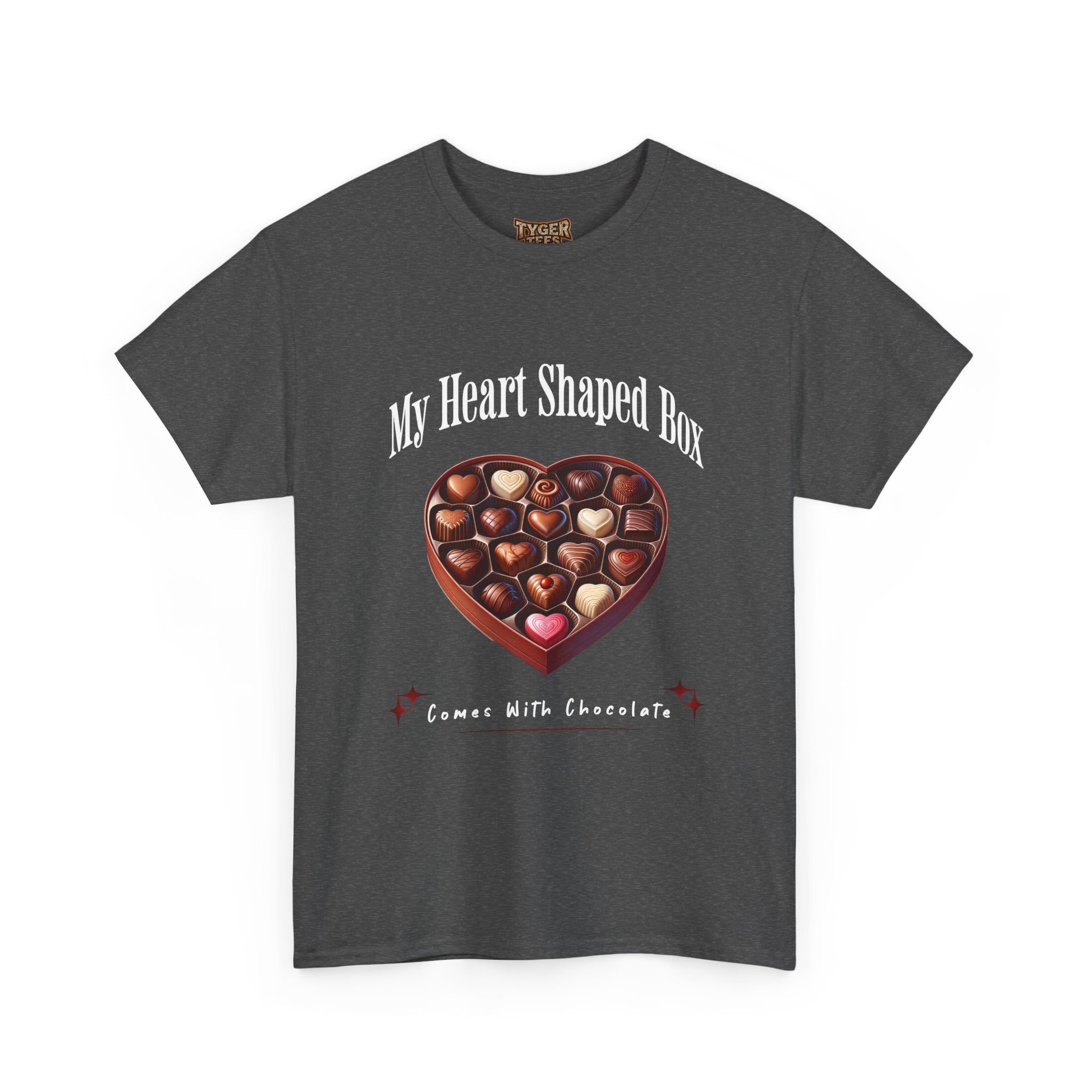 My Heart Shaped Box Comes With Chocolate T-Shirt | 90s Grunge-Inspired Valentine&