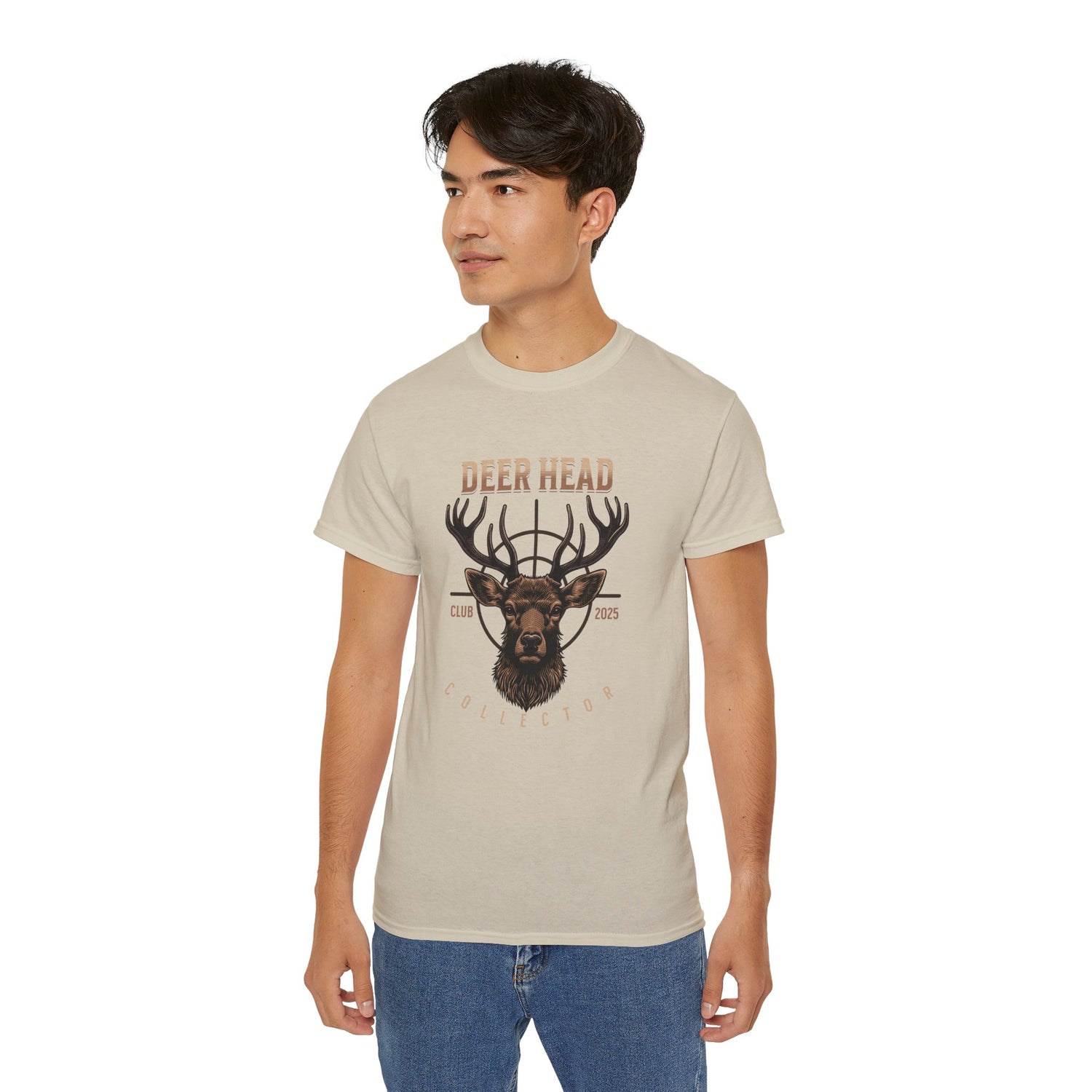 Deer Head Collector Cotton Hunting Tee