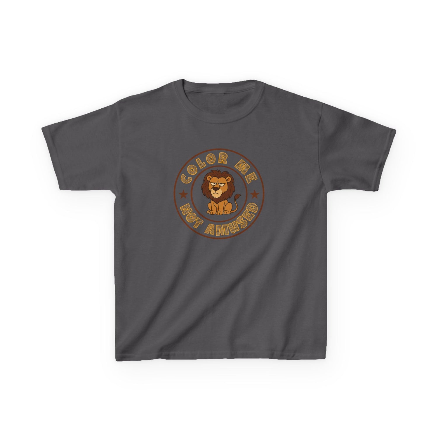 Kids Tee — Color Me Not Amused - Lion