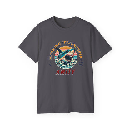 Jaws Movie - Meaning Friendship Amity Tee