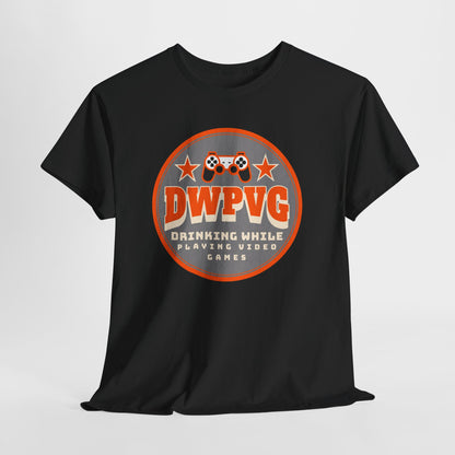DWPVG "Drinking While Playing Video Games" Graphic Tee — Gamer Party T-Shirt