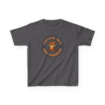 Kids Tee — Color Me Not Amused - Tiger
