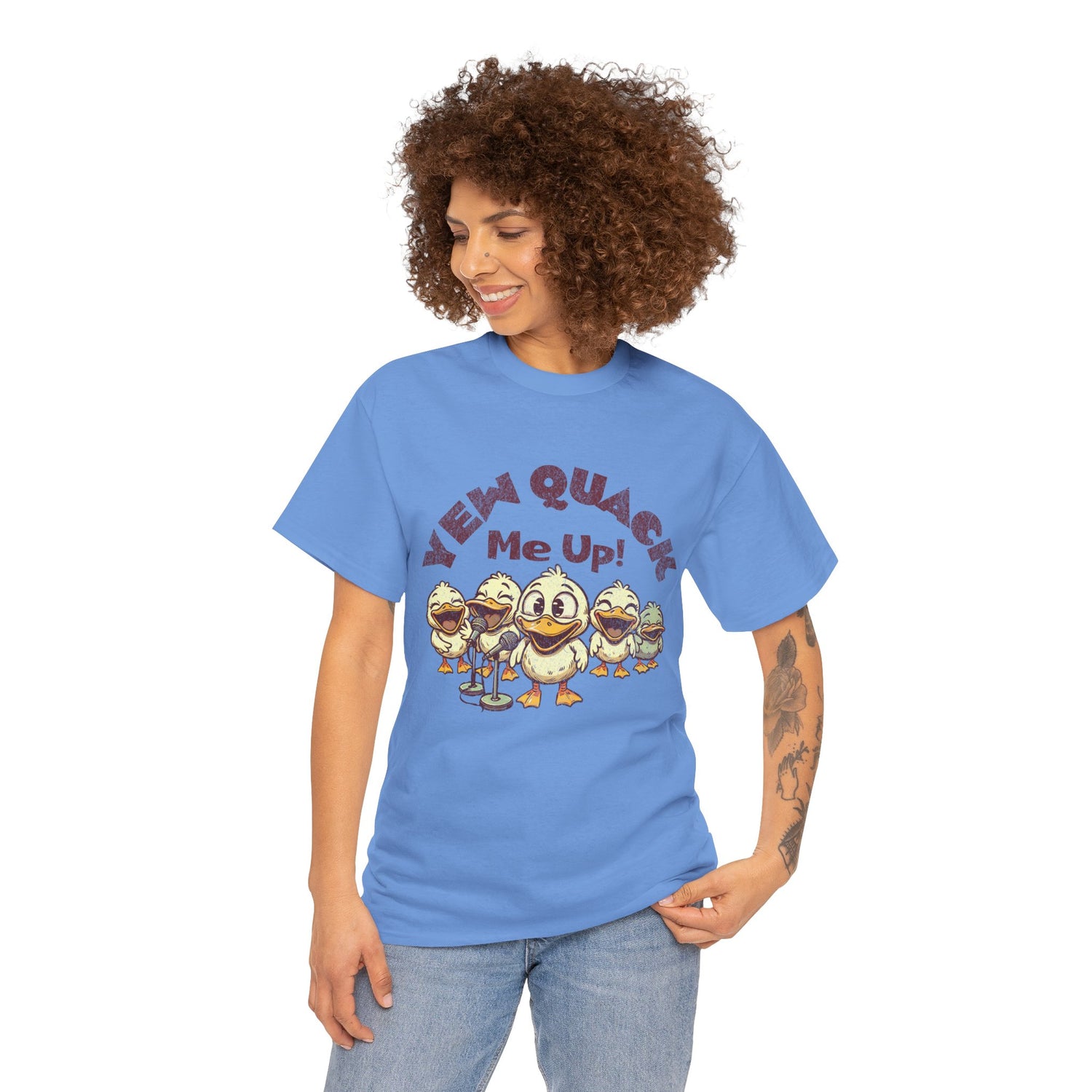 Yew Quack Me Up - Funny Duck Tee