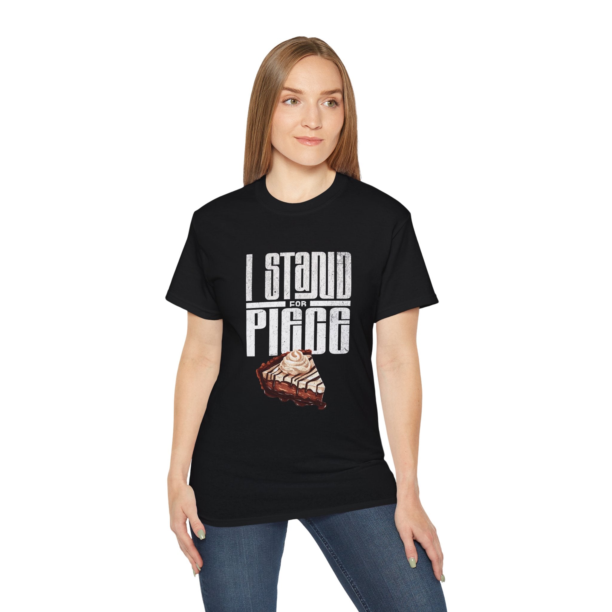 I Stand For Piece (of Chocolate Pie) Cotton T-Shirt