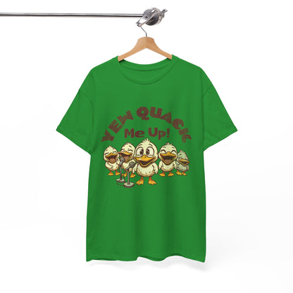 Yew Quack Me Up - Funny Duck Tee