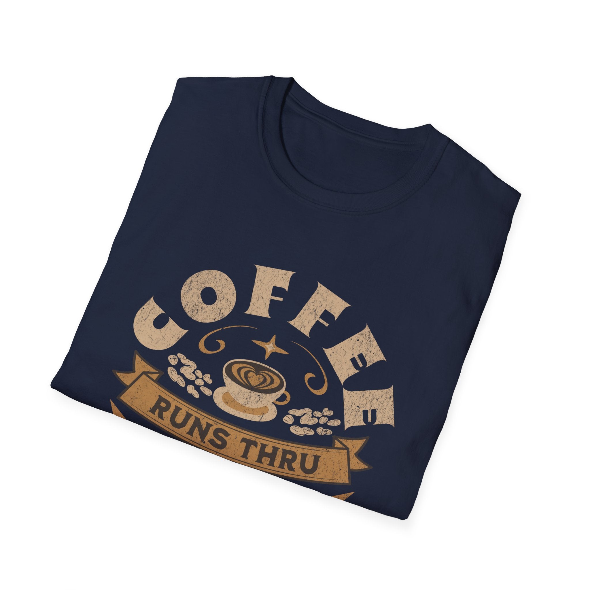 Coffee Runs Thru These Veins Unisex T-Shirt