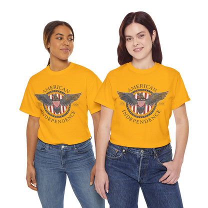 Independence Eagle Tee — American Independence 1776–2025 Vintage Flag Shirt