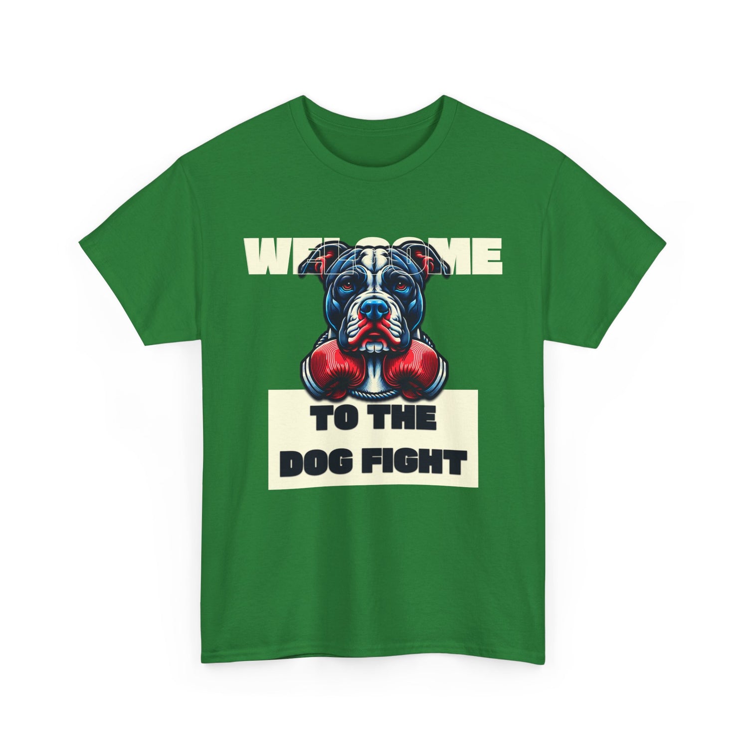 Dog Fight Boxing Dog T-Shirt — Welcome To The Dog Fight Graphic Tee