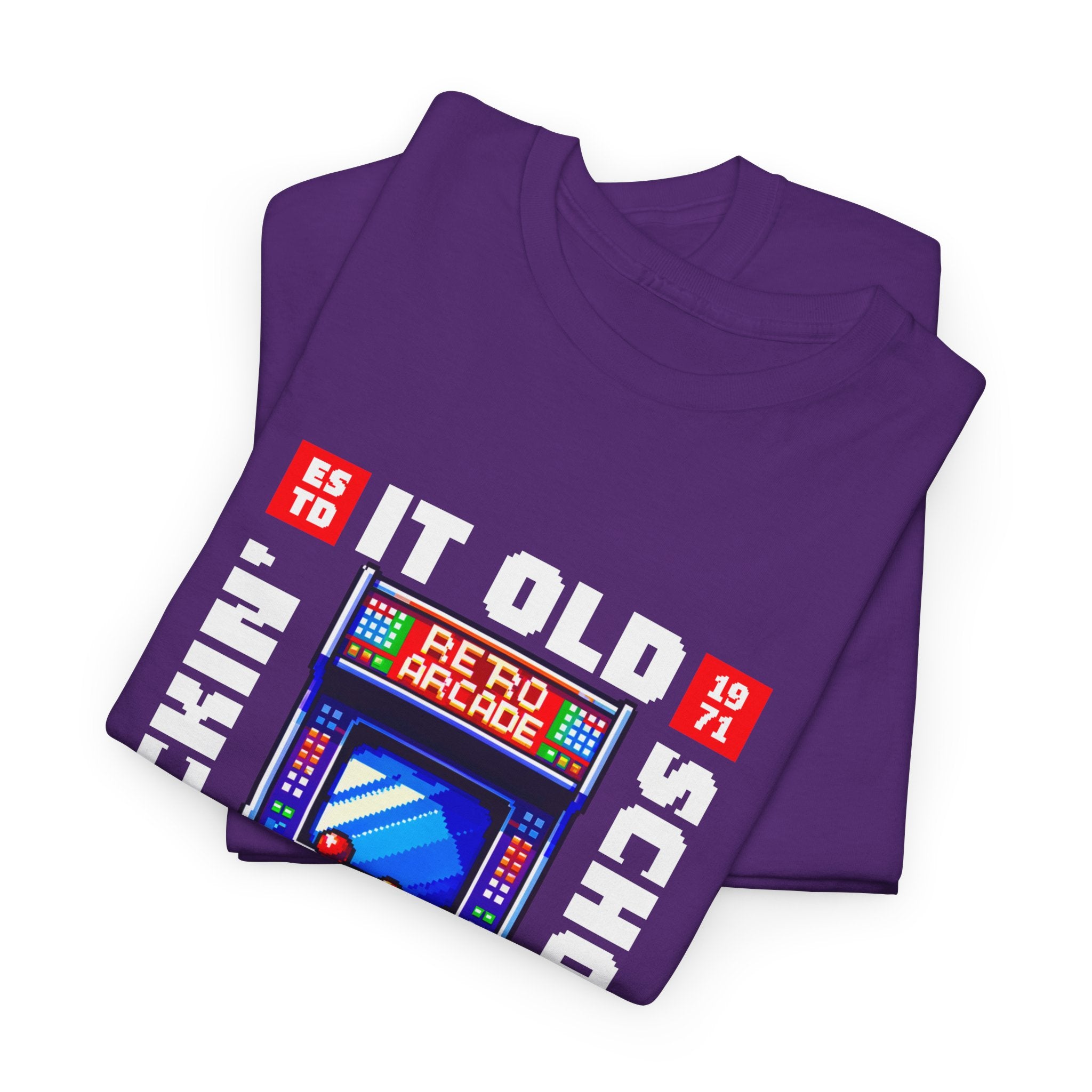 Old School Arcade T-Shirt — "Kickin&