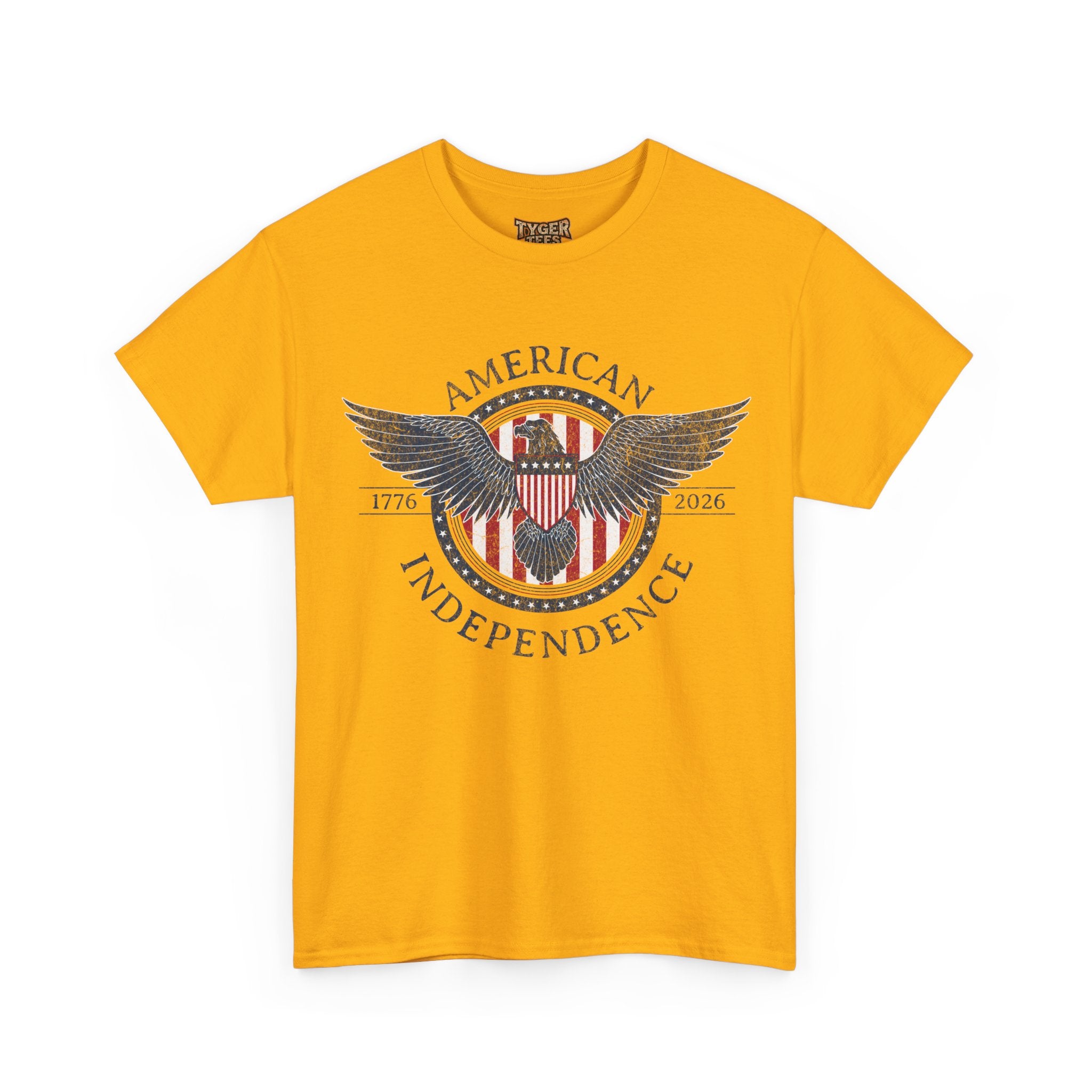 Independence Eagle Tee — American Independence 1776–2026 Vintage Flag Shirt