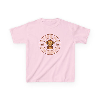 Kids Tee — Color Me Not Amused -  Monkey