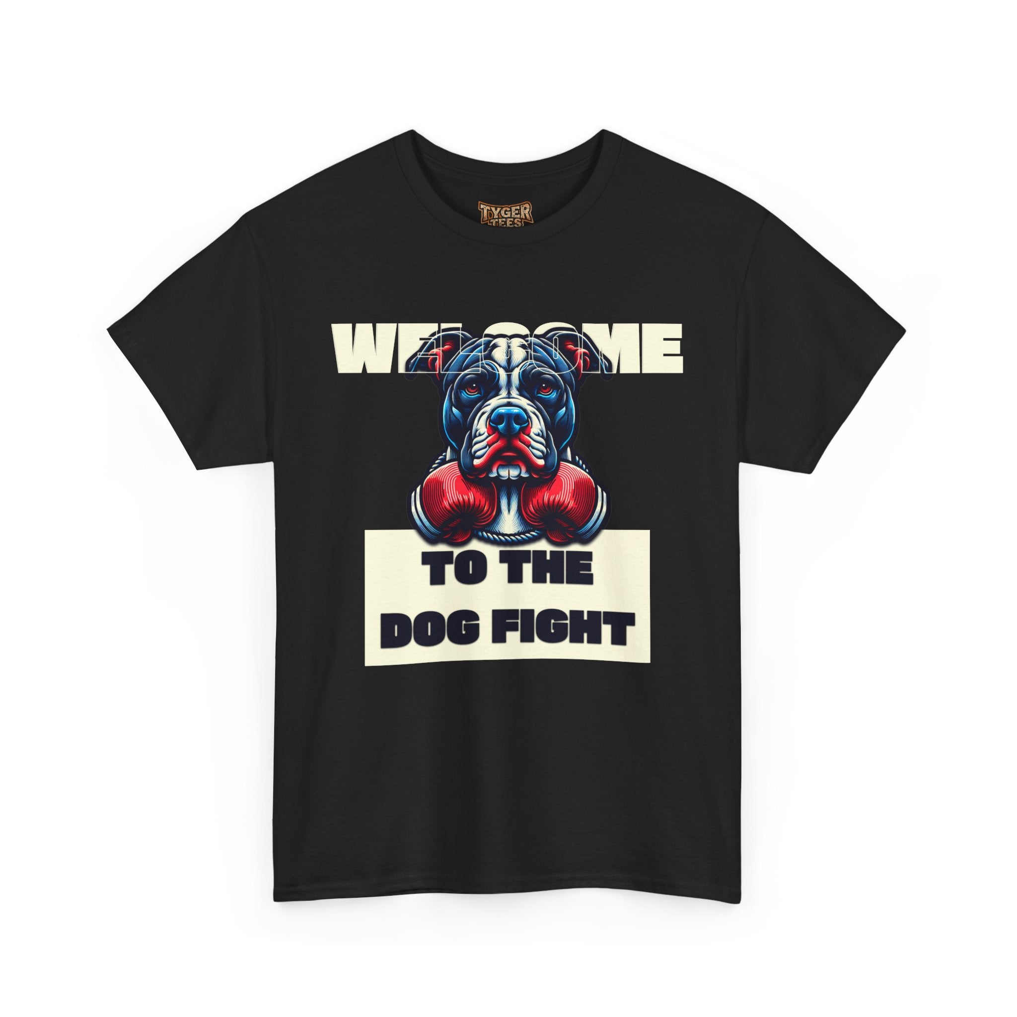 Dog Fight Boxing Dog T-Shirt — Welcome To The Dog Fight Graphic Tee