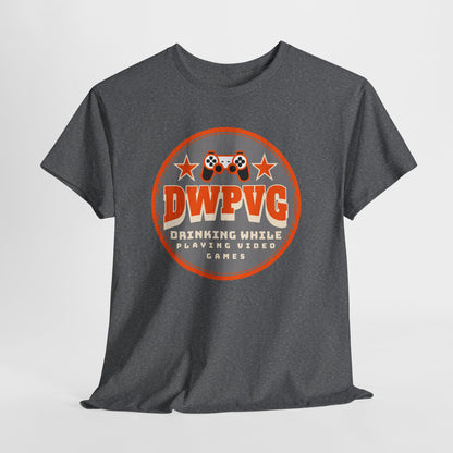 DWPVG "Drinking While Playing Video Games" Graphic Tee — Gamer Party T-Shirt