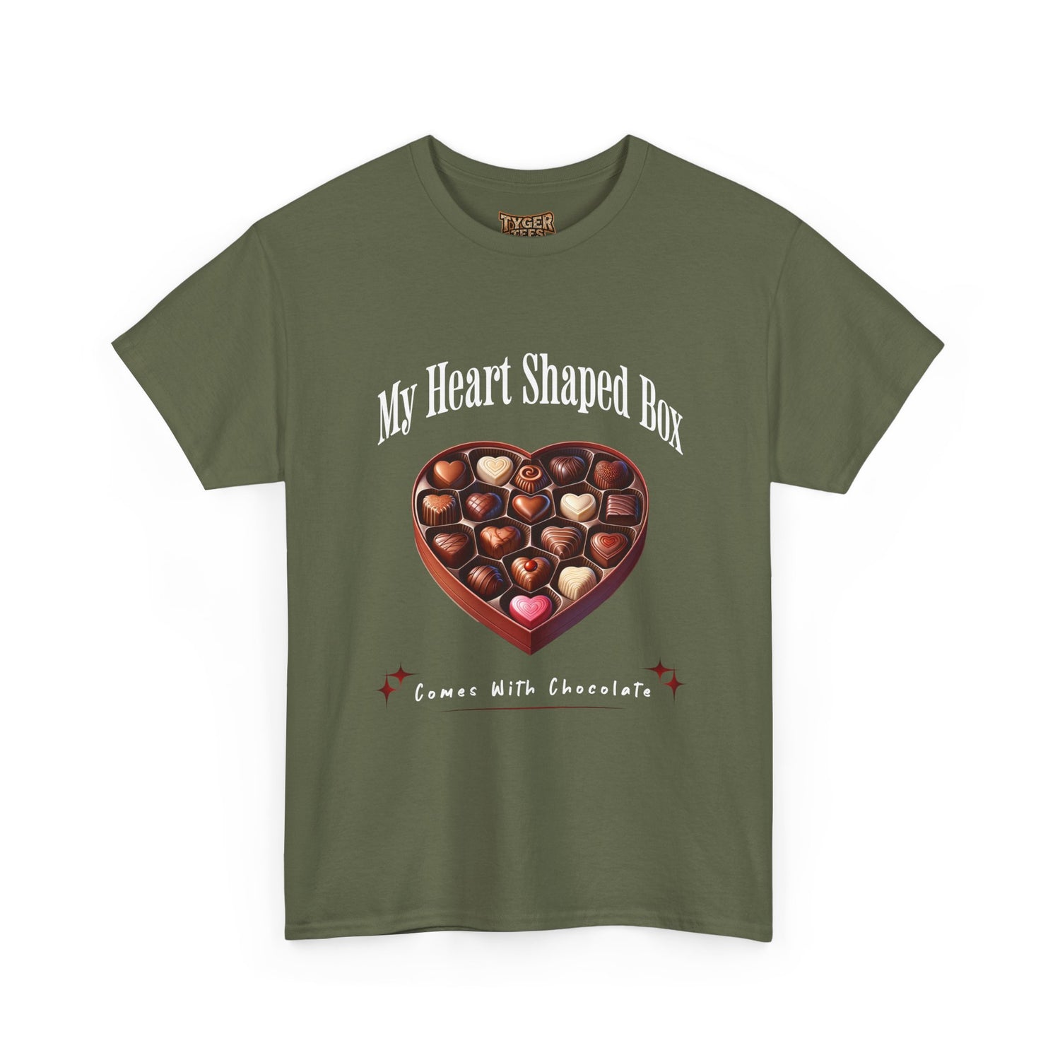 My Heart Shaped Box Comes With Chocolate T-Shirt | 90s Grunge-Inspired Valentine&