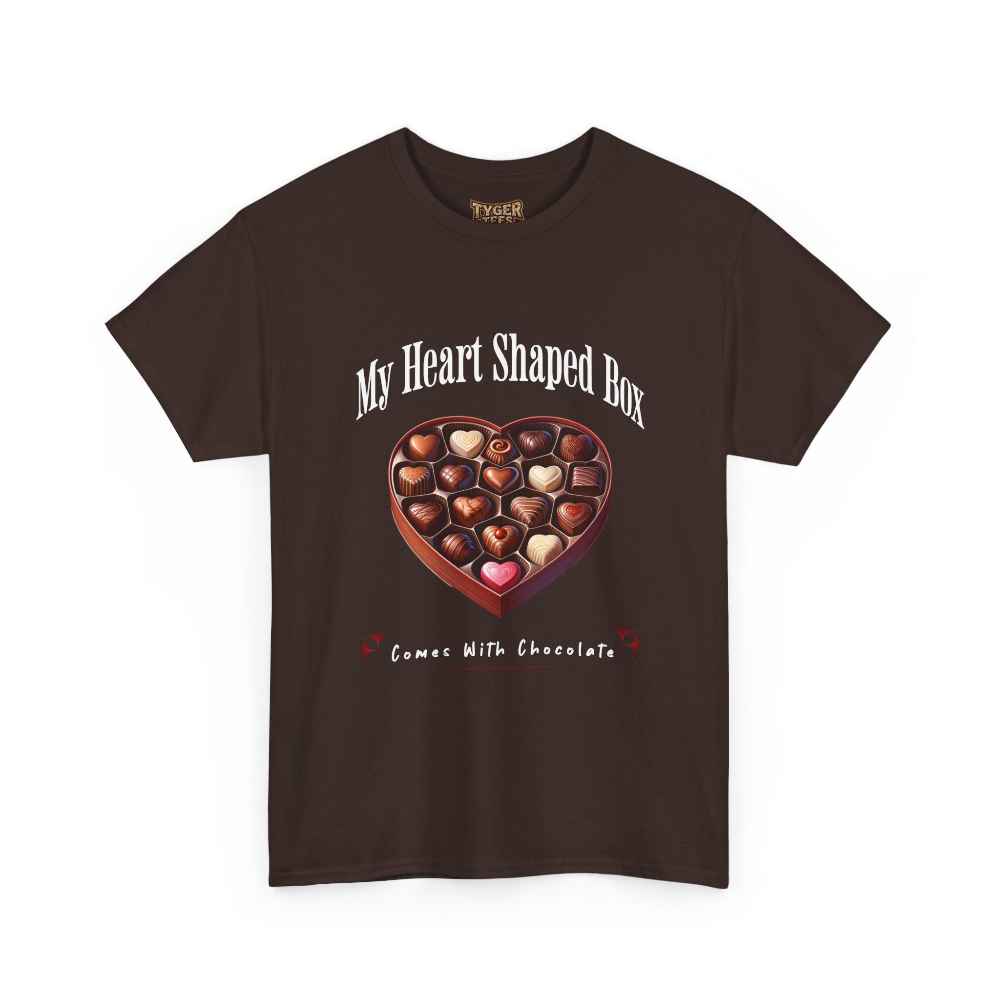 My Heart Shaped Box Comes With Chocolate T-Shirt | 90s Grunge-Inspired Valentine&