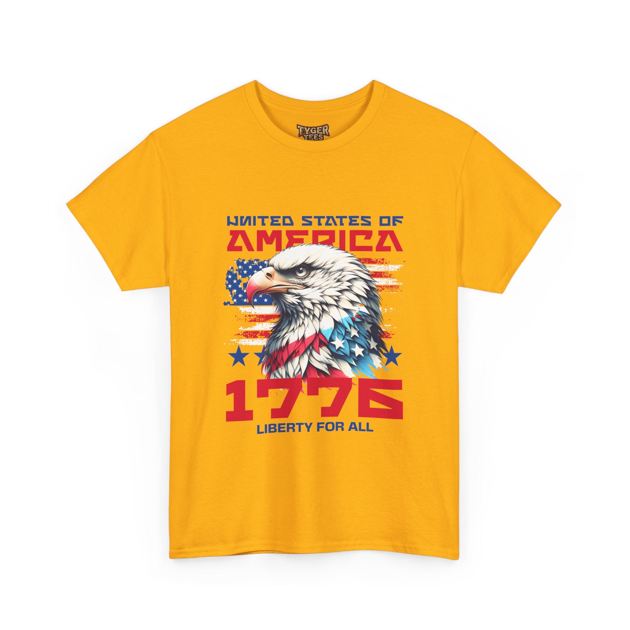 1776 Liberty For All T-Shirt — Patriotic American Eagle Independence Day Tee