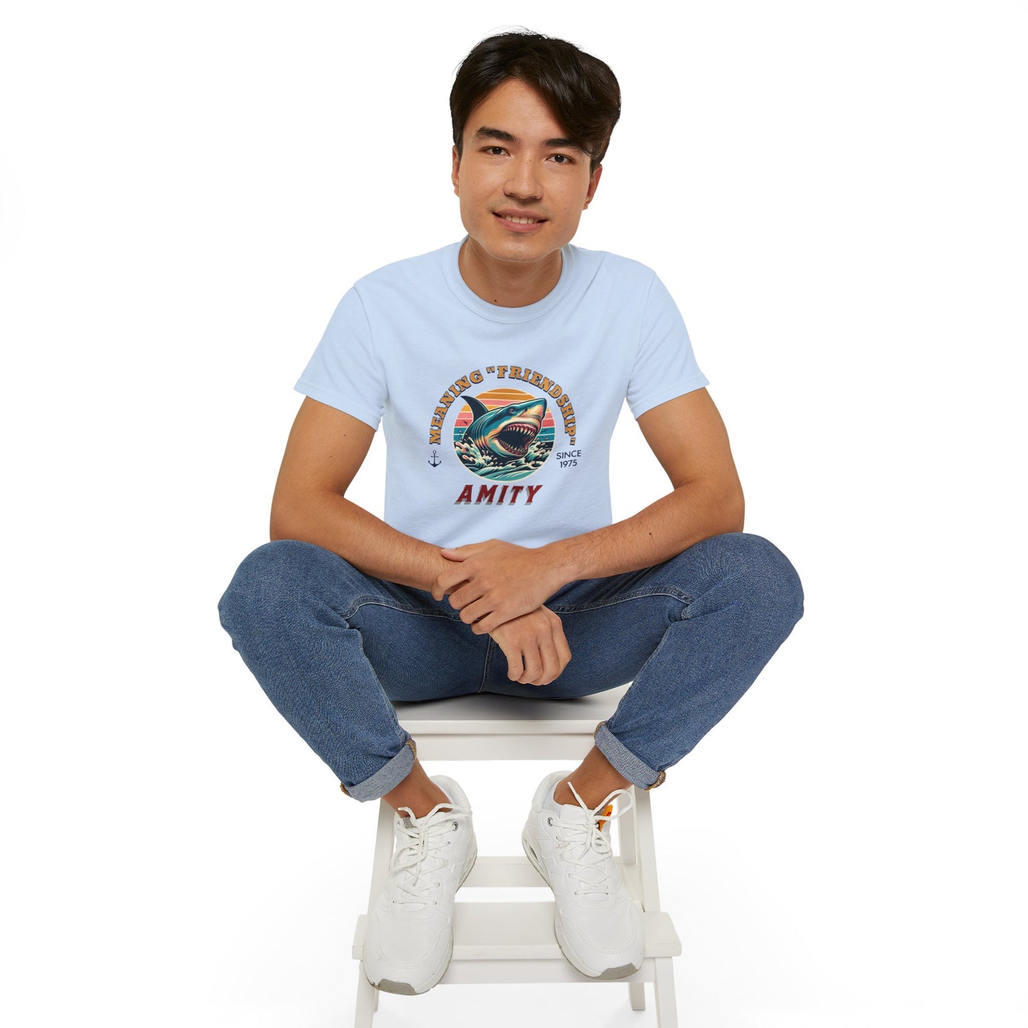 Jaws Movie - Meaning Friendship Amity Tee