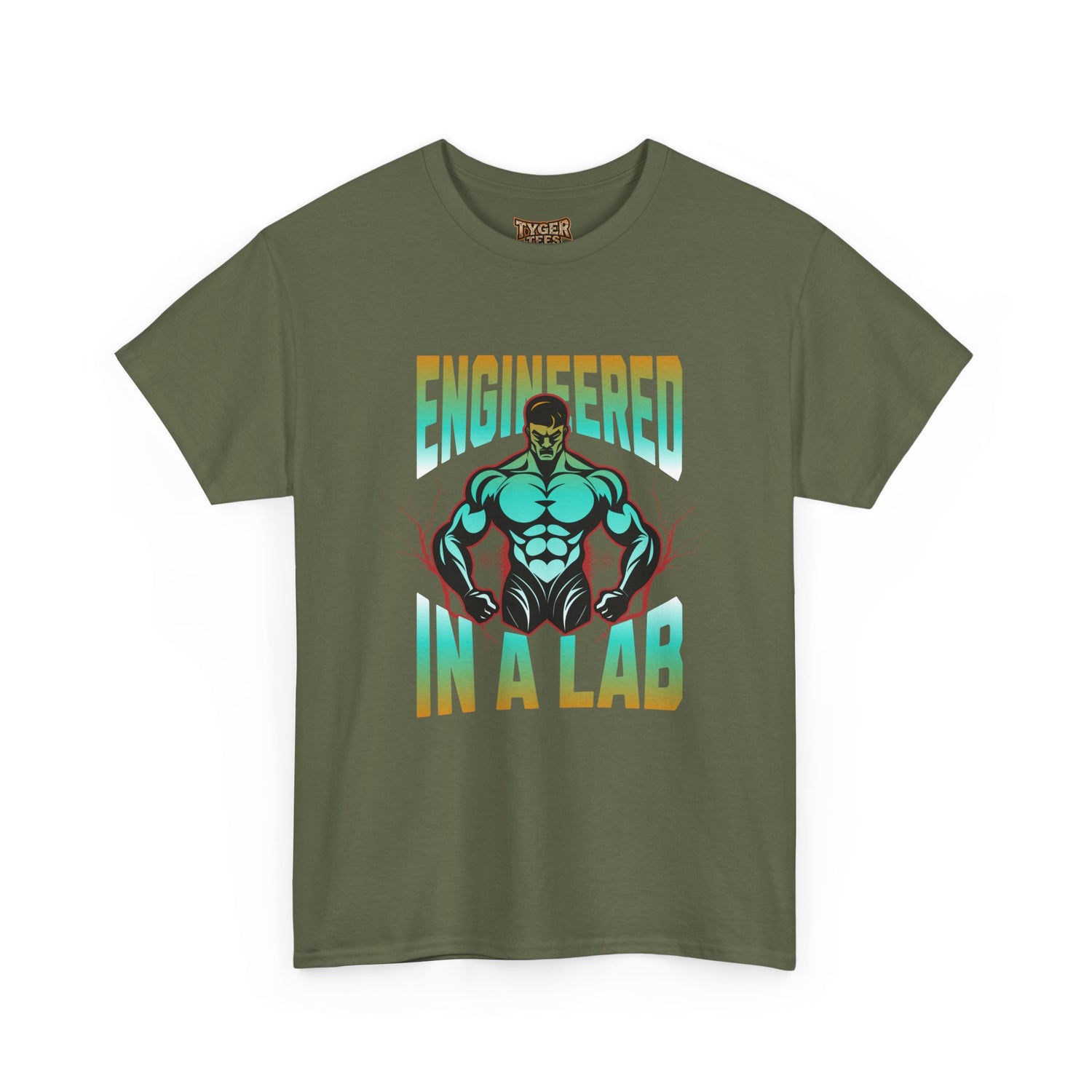 Engineered in a Lab T-Shirt — Muscle Science Gym Tee
