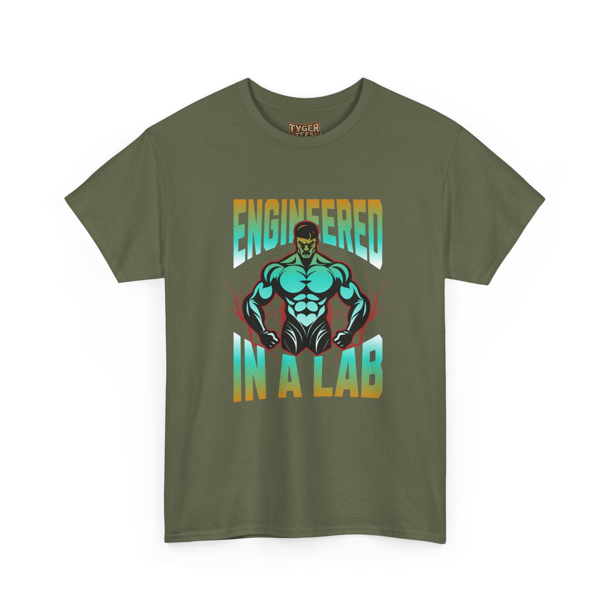 Engineered in a Lab T-Shirt — Muscle Science Gym Tee