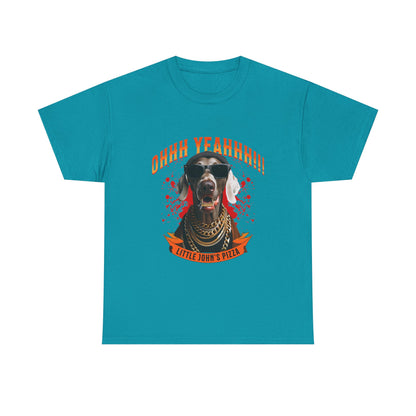 Little Johns Pizza Lover Unisex Tee, Ohhh Yeahhh Graphic Tee, Funny Dog T-Shirt, Food Lover Gift, Unisex Cotton Shirt