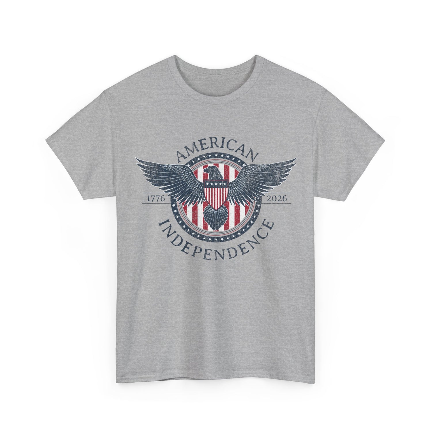 Independence Eagle Tee — American Independence 1776–2025 Vintage Flag Shirt