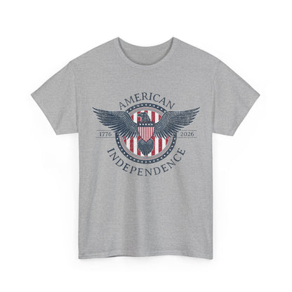 Independence Eagle Tee — American Independence 1776–2025 Vintage Flag Shirt