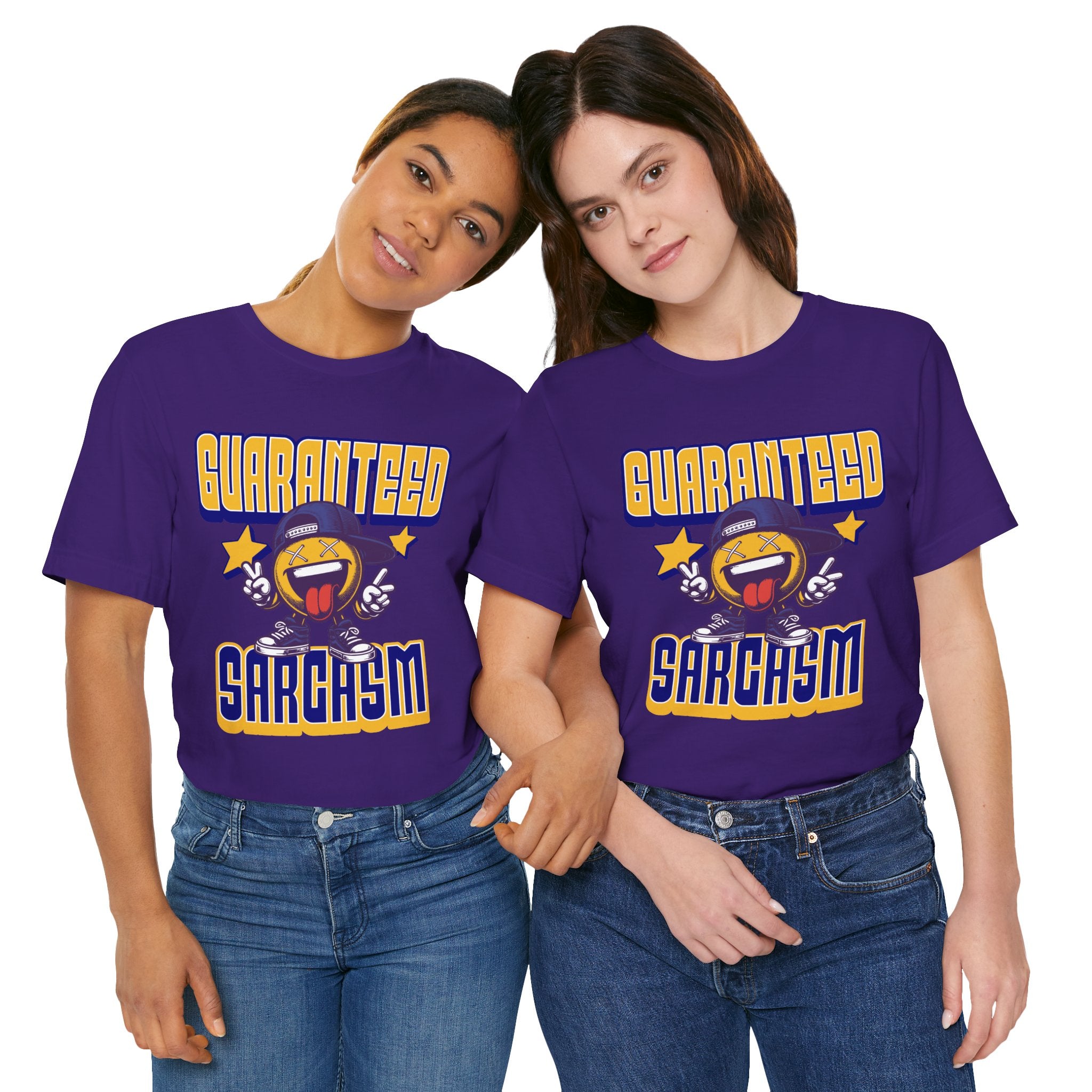 Guaranteed Sarcasm – Funny Smiley Face T-Shirt