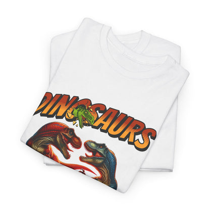 Dinosaur Graphic Tee – "Dinosaurs Will Rise Again" Retro Jurassic T‑Shirt