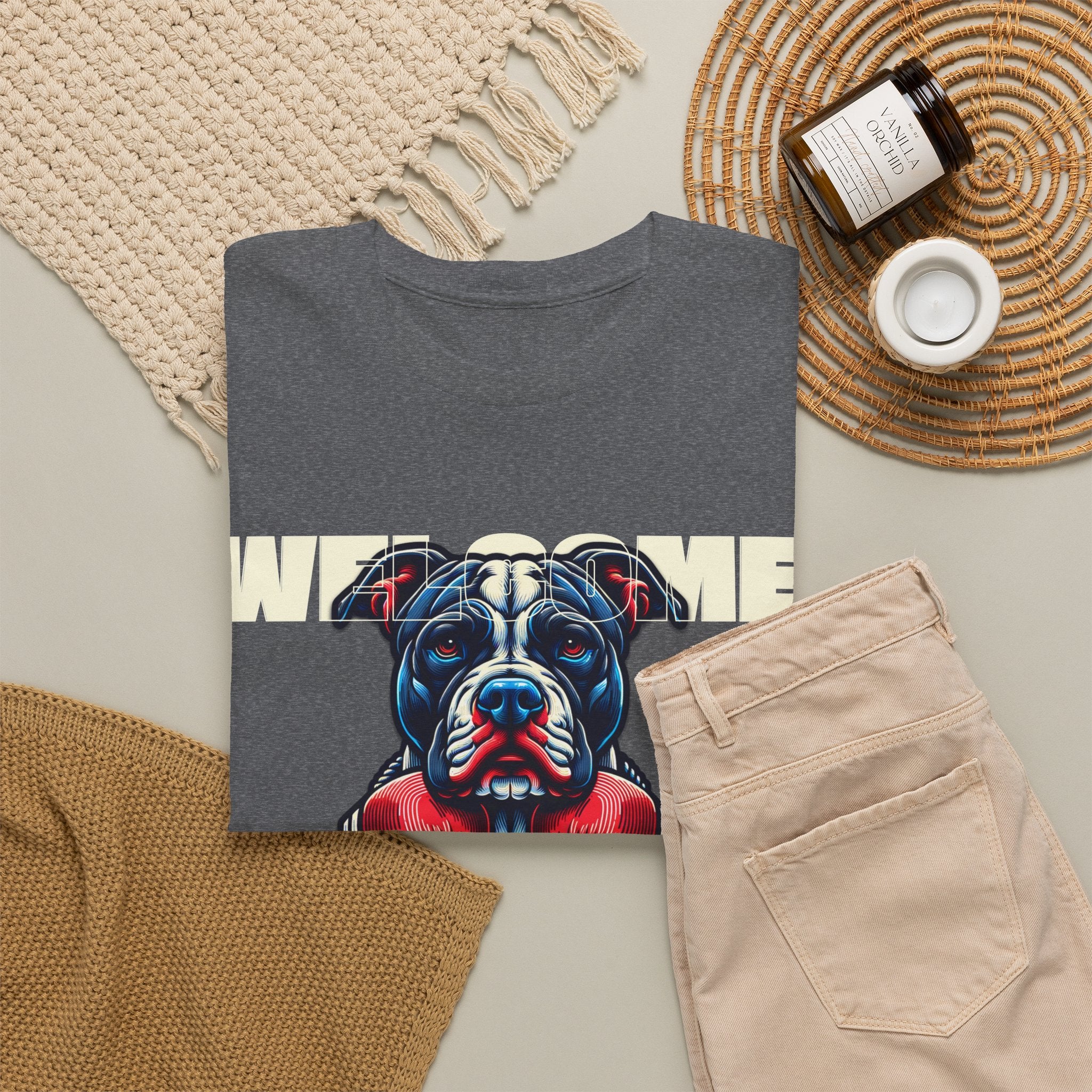 Dog Fight Boxing Dog T-Shirt — Welcome To The Dog Fight Graphic Tee