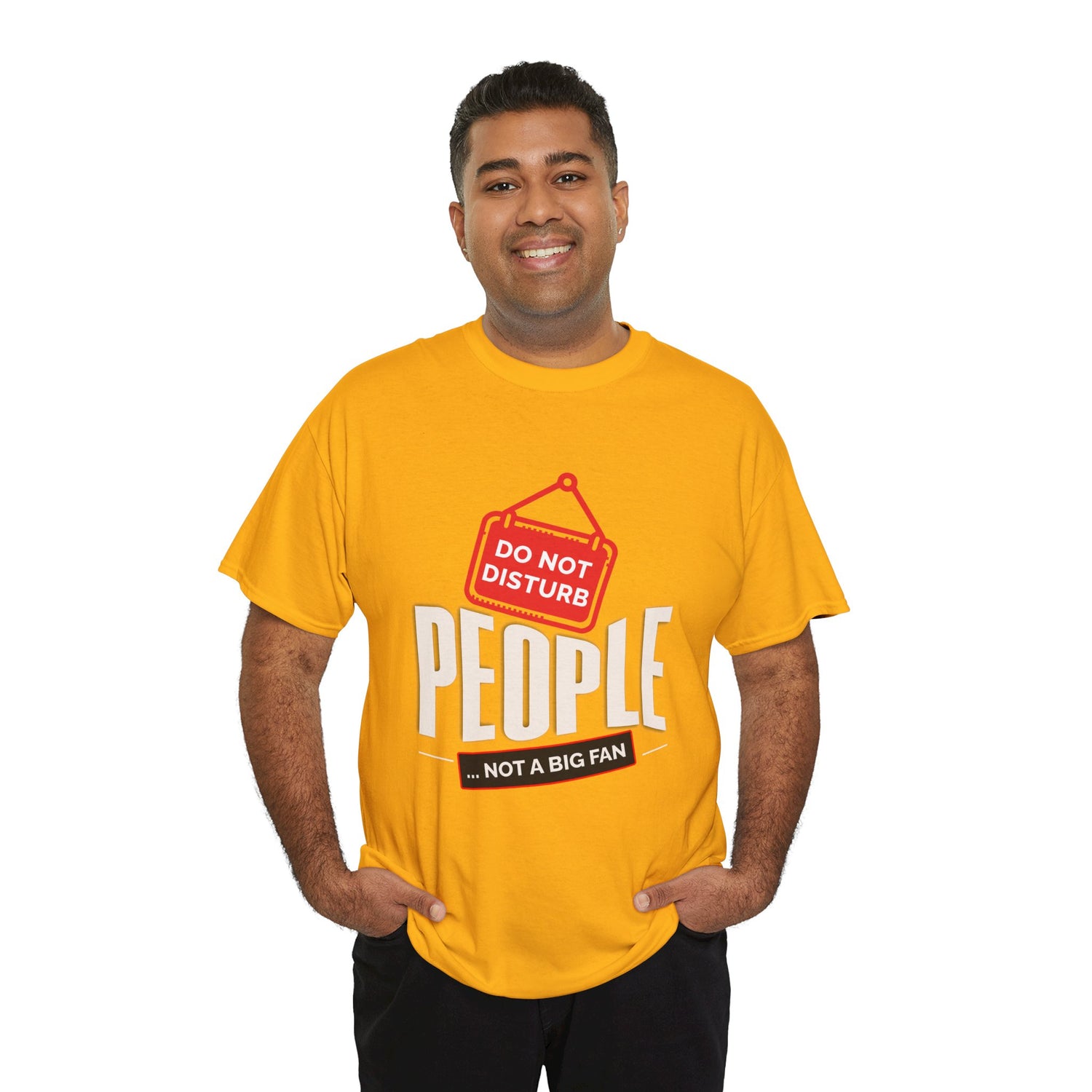 Do Not Disturb People T-Shirt — “People Not a Big Fan” Funny Anti-Social Tee