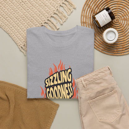 Sizzling Goodness Breakfast T-Shirt — Bacon &amp; Egg Cartoon Tee