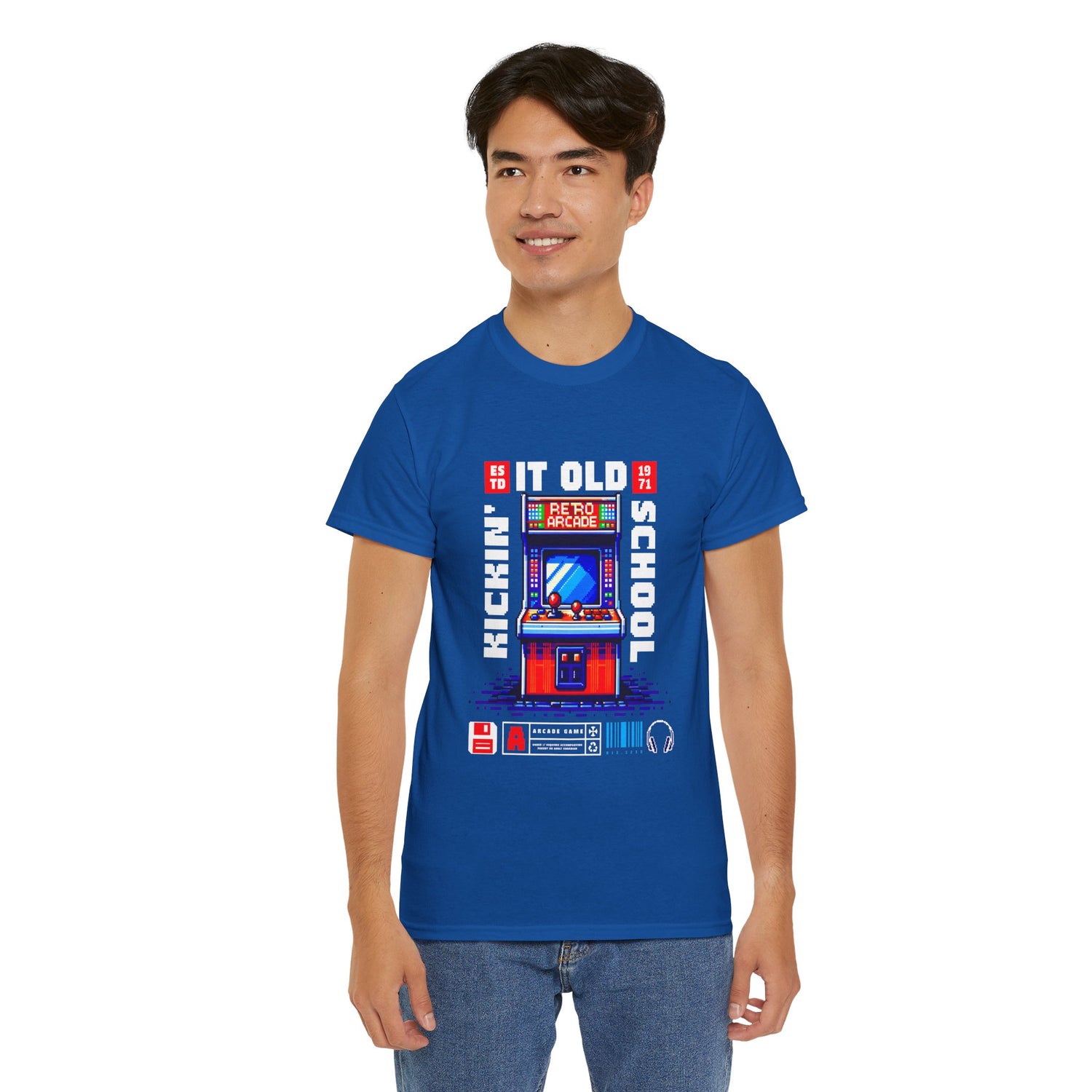 Old School Arcade T-Shirt — "Kickin&