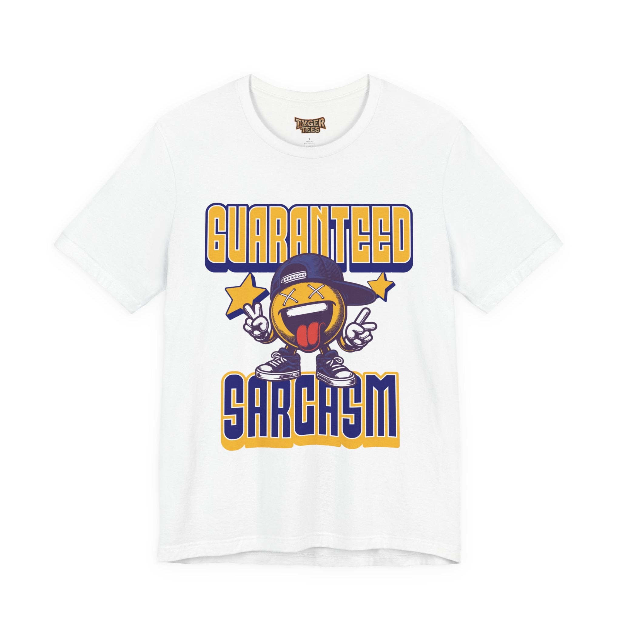 Guaranteed Sarcasm – Funny Smiley Face T-Shirt