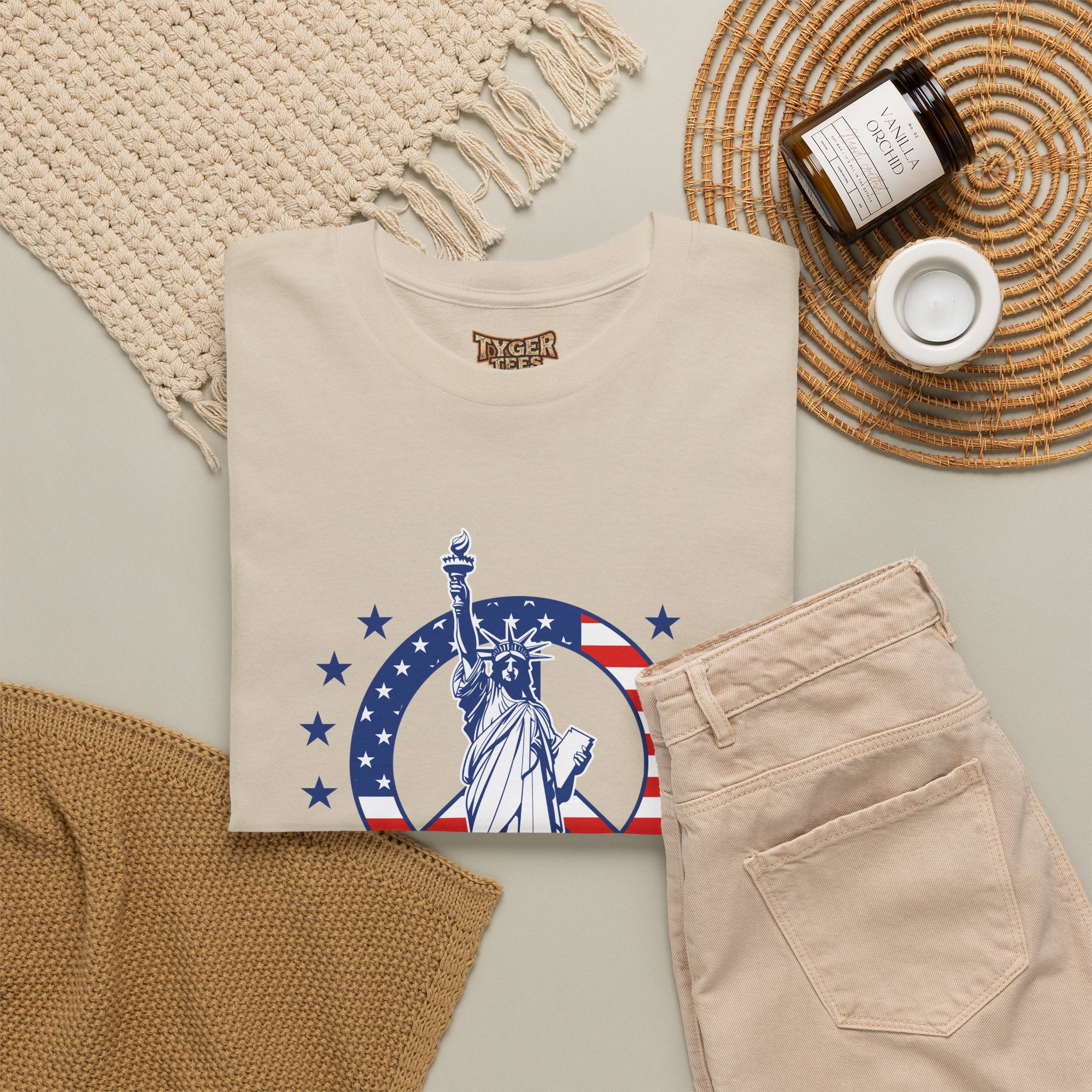 Don’t Be a H8TR Tee — Patriotic Statue of Liberty Graphic T-Shirt