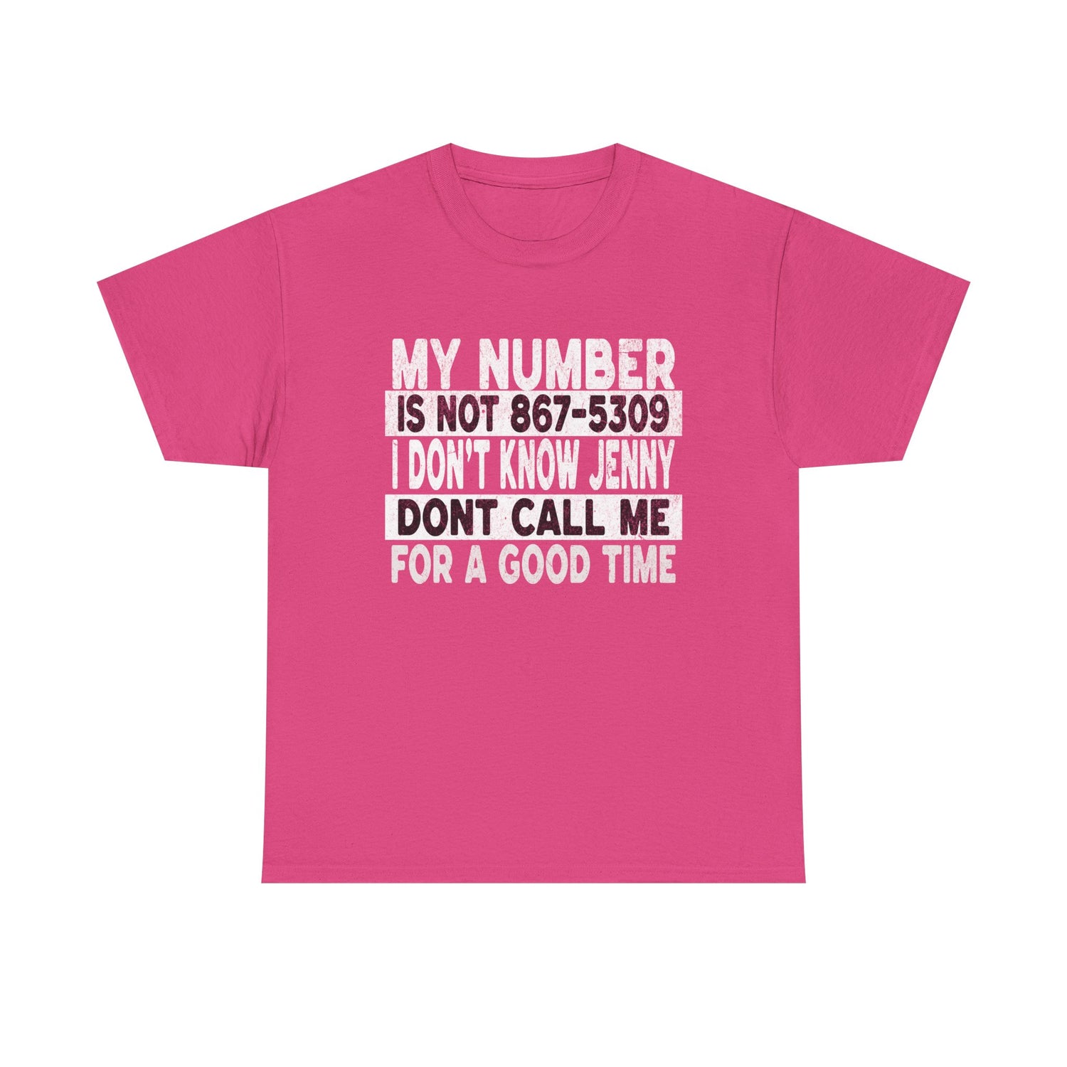Funny 867-5309 Jenny Unisex Cotton Tee