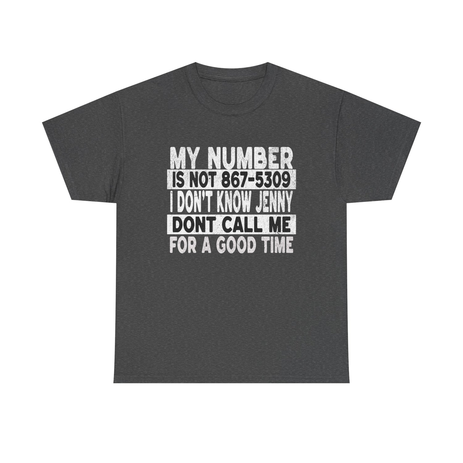 Funny 867-5309 Jenny Unisex Cotton Tee