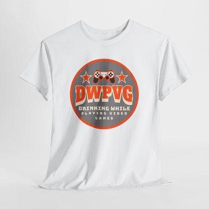 DWPVG "Drinking While Playing Video Games" Graphic Tee — Gamer Party T-Shirt