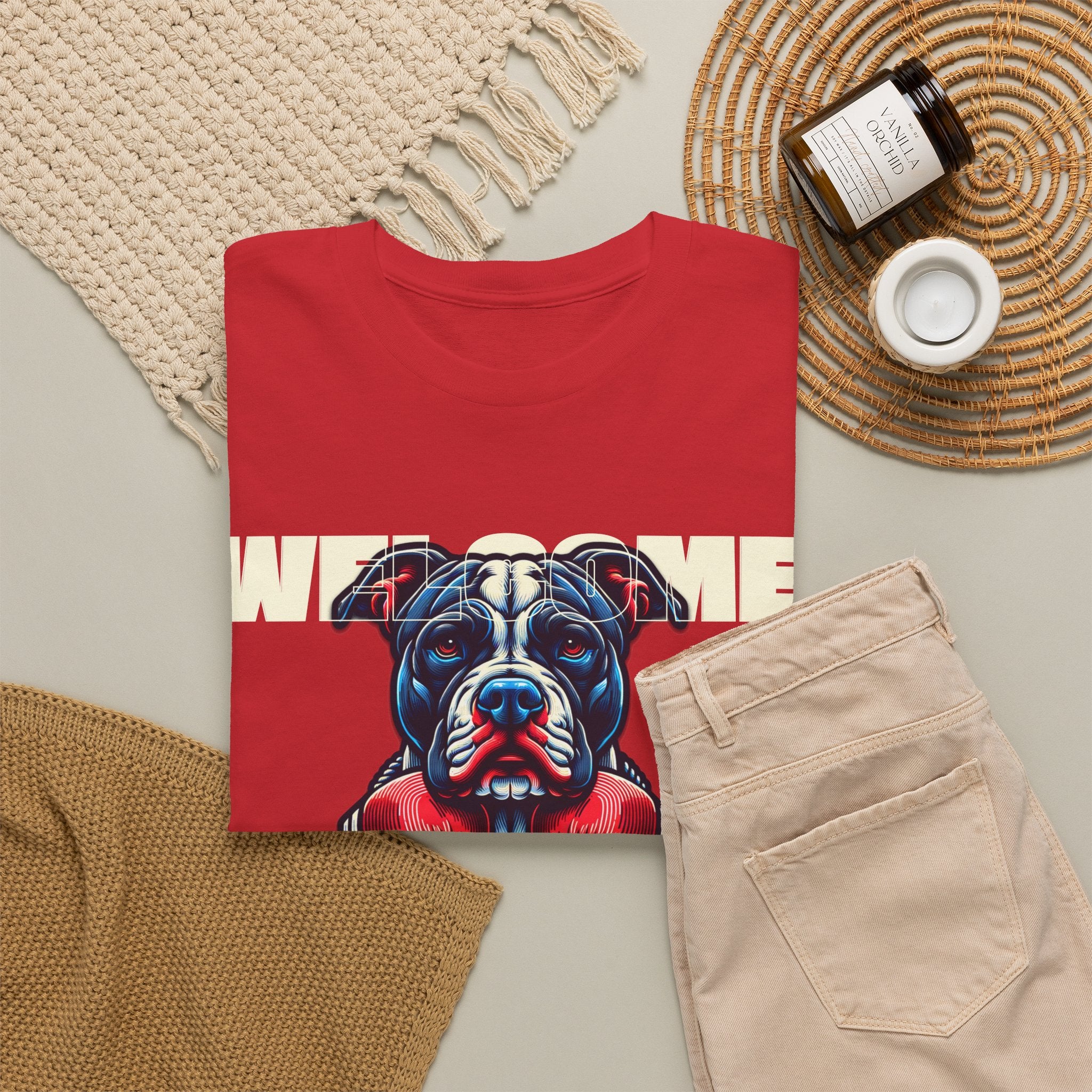 Dog Fight Boxing Dog T-Shirt — Welcome To The Dog Fight Graphic Tee